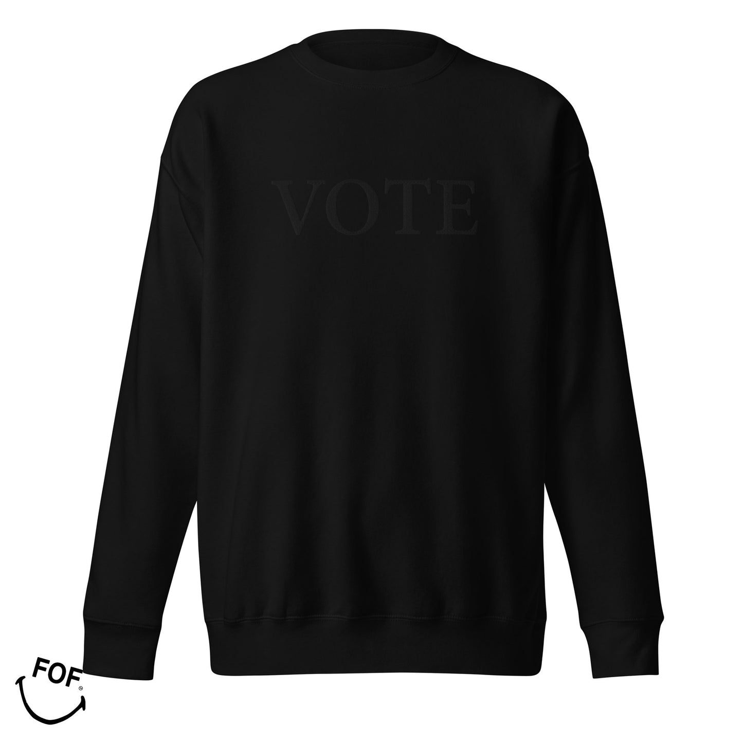 VOTE EMBROIDERED SWEATSHIRT