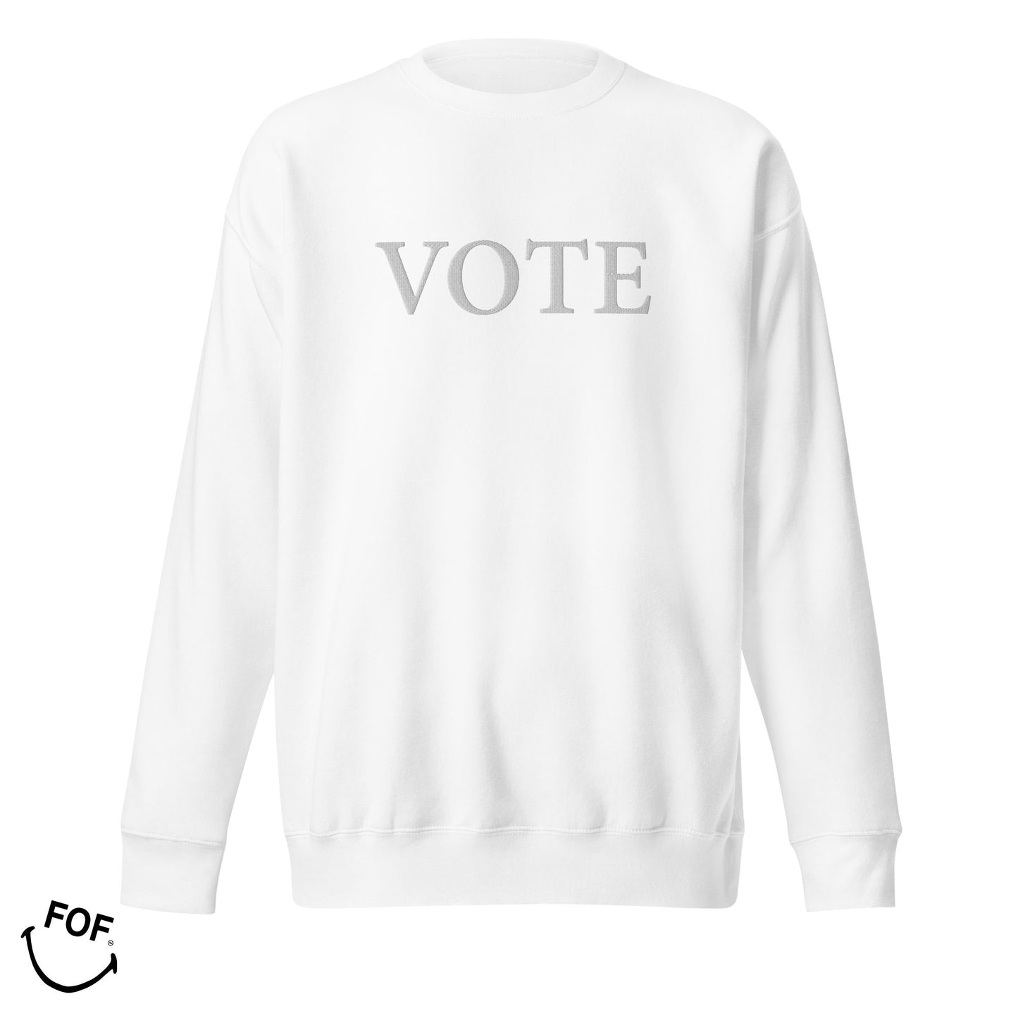 VOTE EMBROIDERED SWEATSHIRT